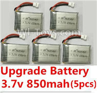 46-Upgrade 3.7v 850mah battery(5pcs) For SYMA X5 X5C Quadcopter parts,SYMA X5 X5C Parts